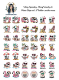 Stay Spooky, Stay Sandy 2 - Clipart Mini