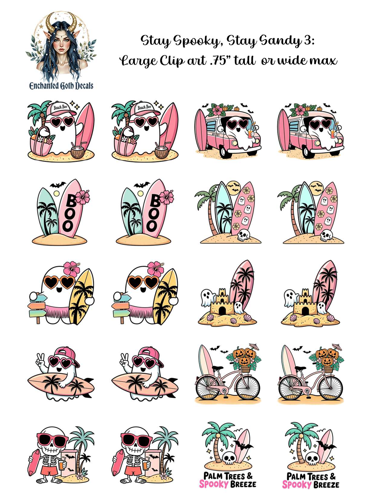 Stay Spooky, Stay Sandy 3 - Clipart