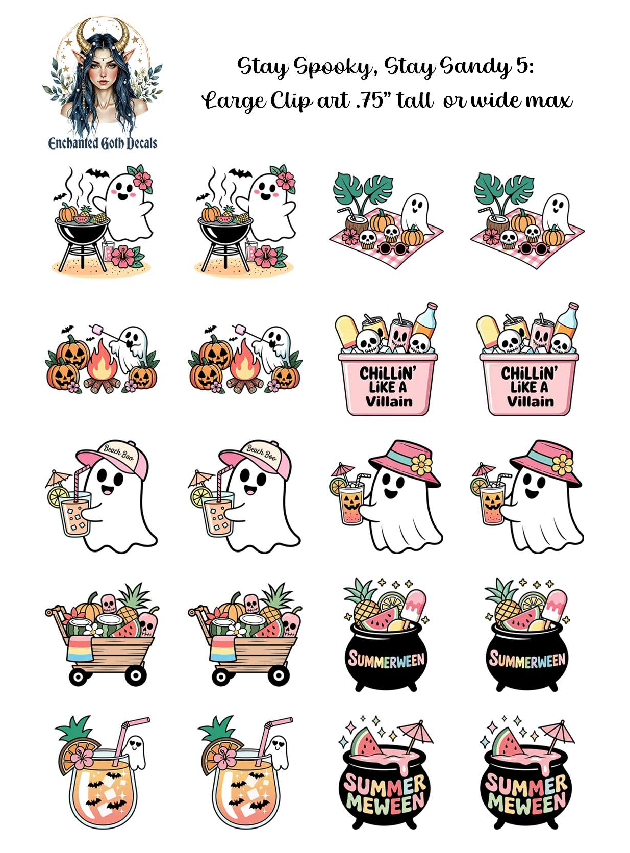 Stay Spooky, Stay Sandy 5 - Clipart