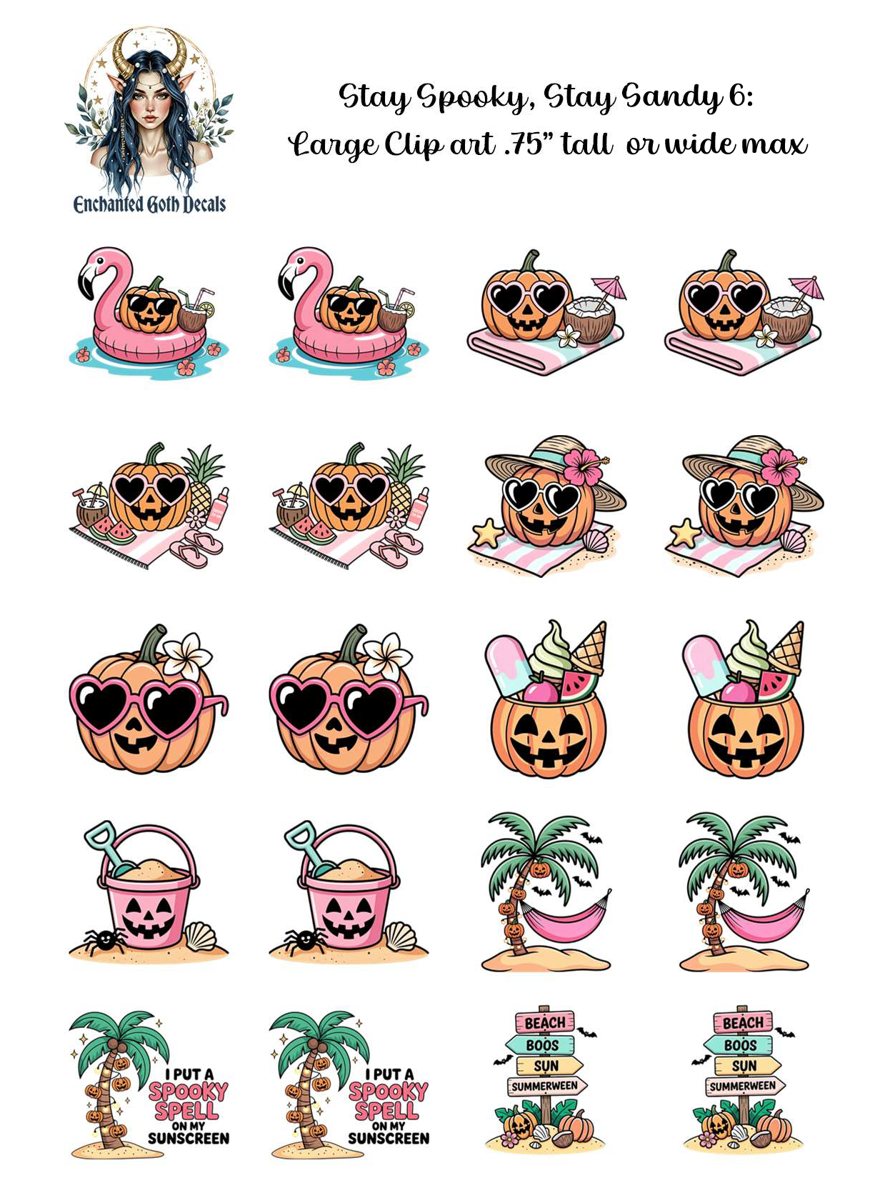 Stay Spooky, Stay Sandy 6 - Clipart