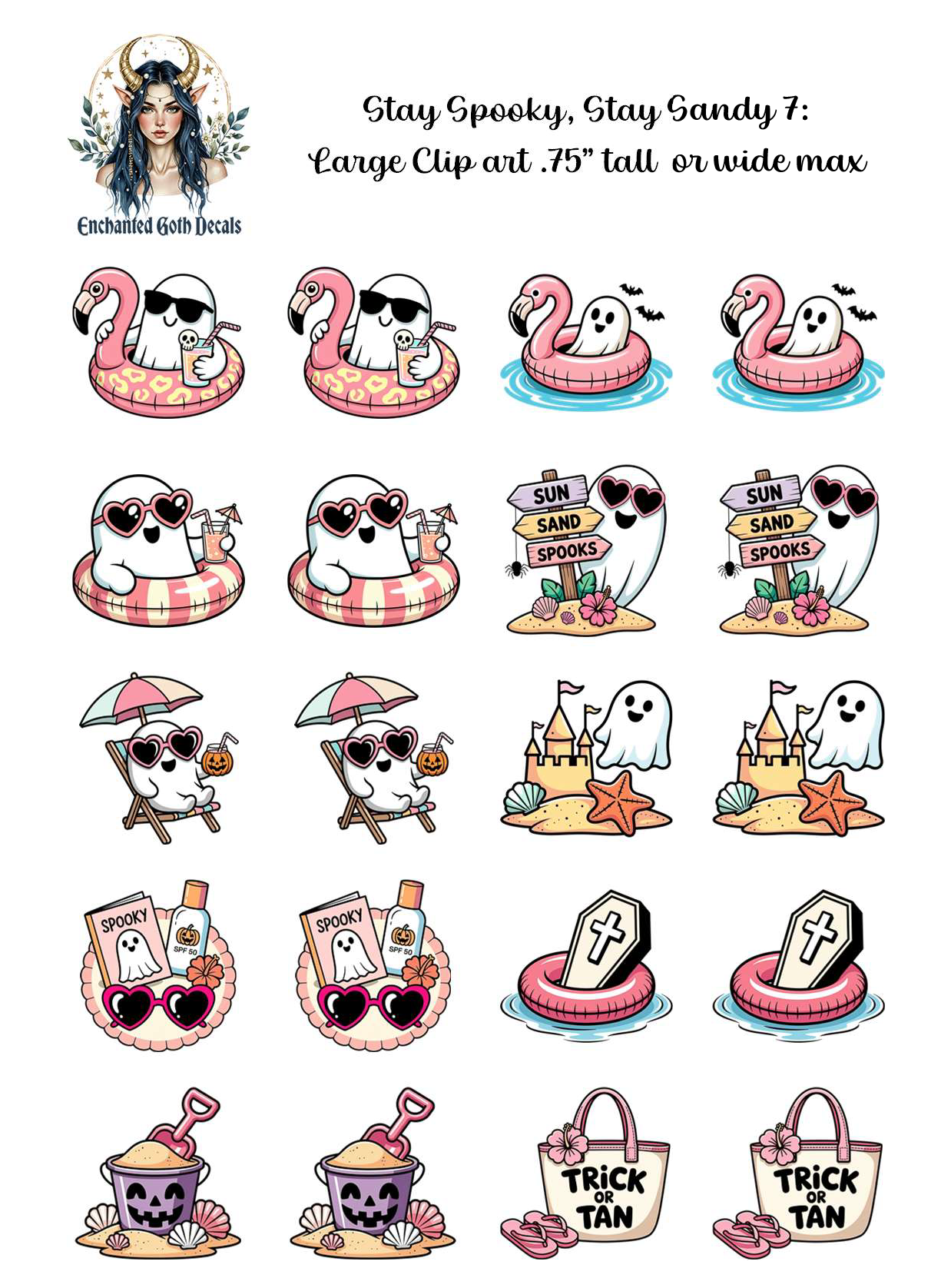 Stay Spooky, Stay Sandy 7 - Clipart