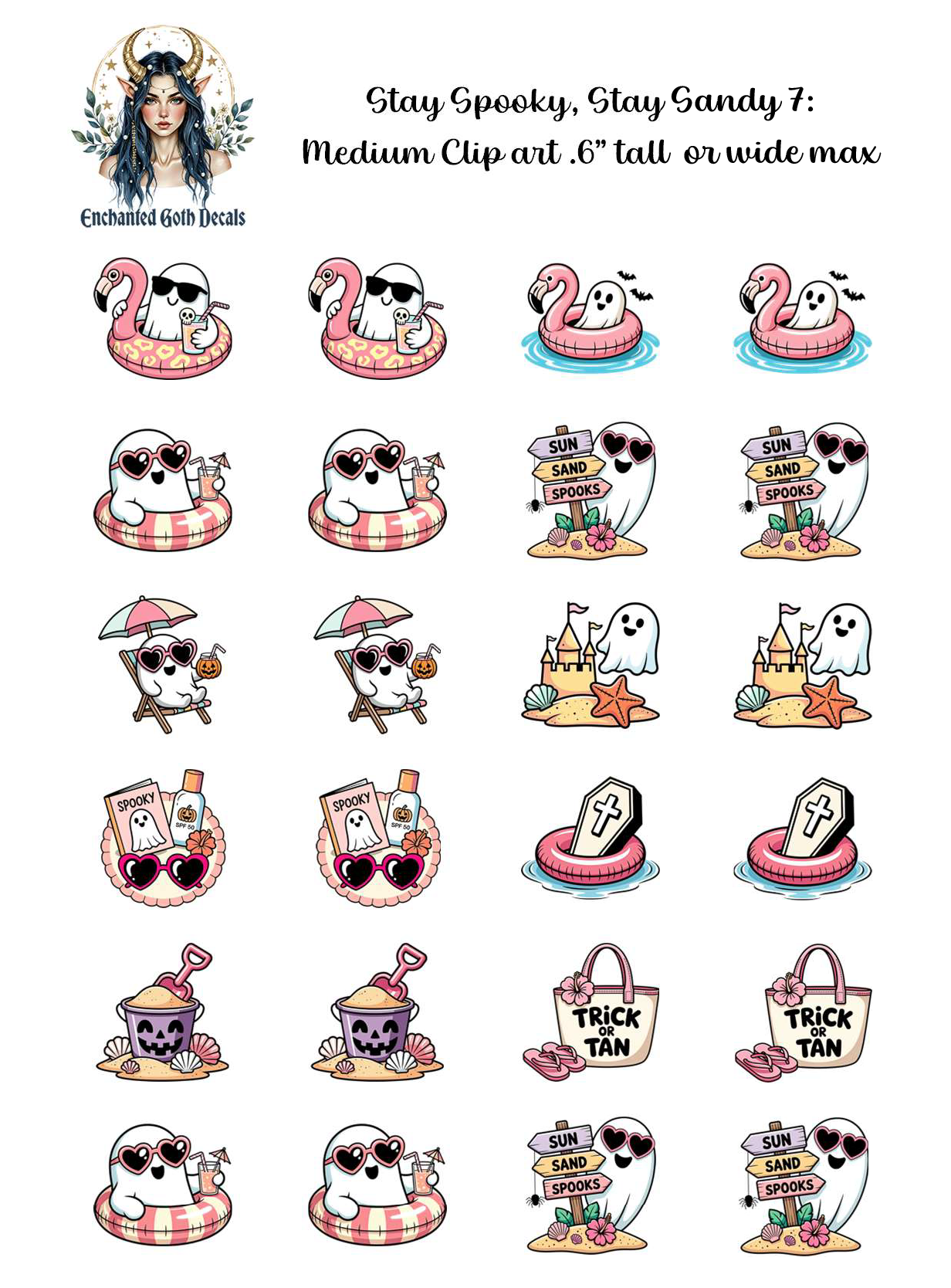 Stay Spooky, Stay Sandy 7 - Clipart
