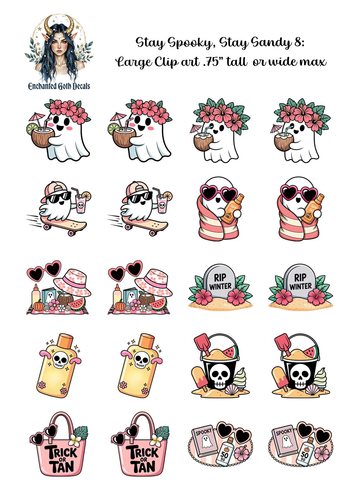 Stay Spooky, Stay Sandy 8 - Clipart