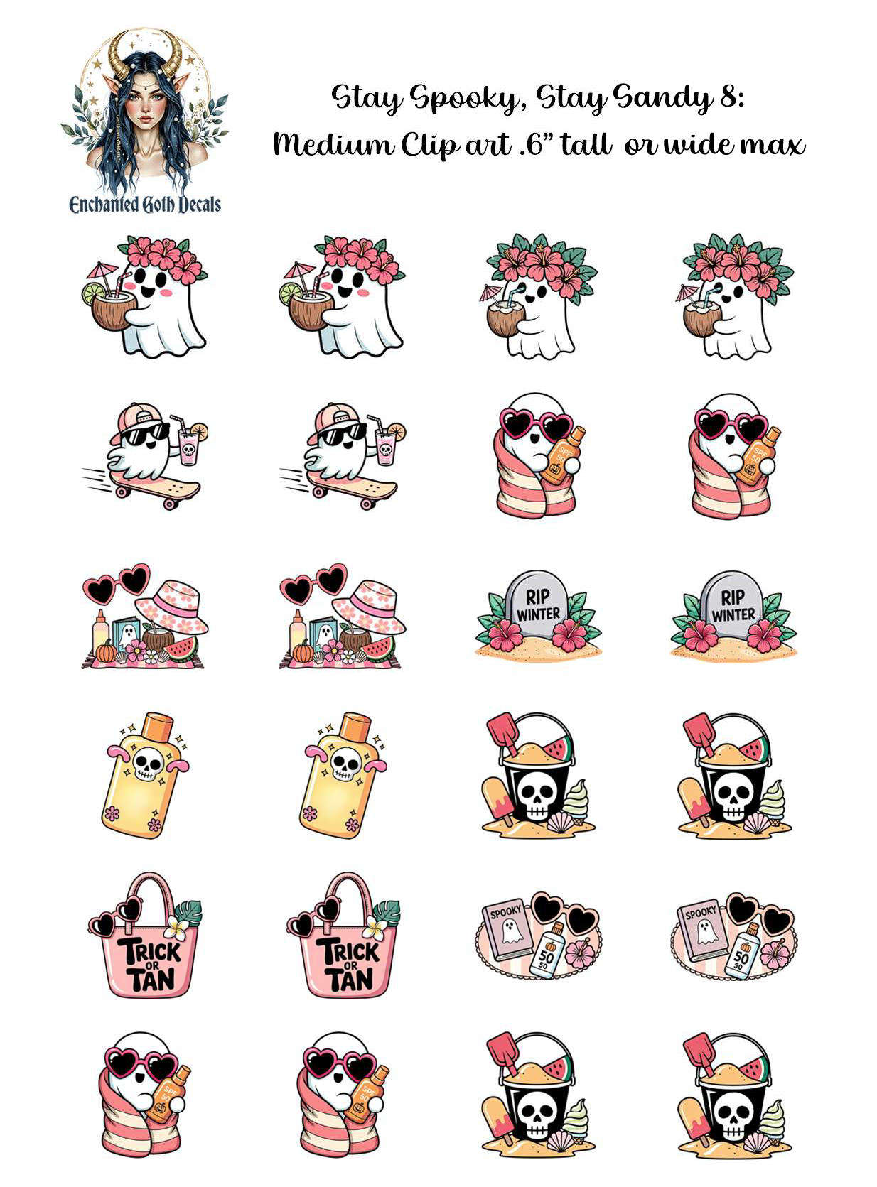 Stay Spooky, Stay Sandy 8 - Clipart