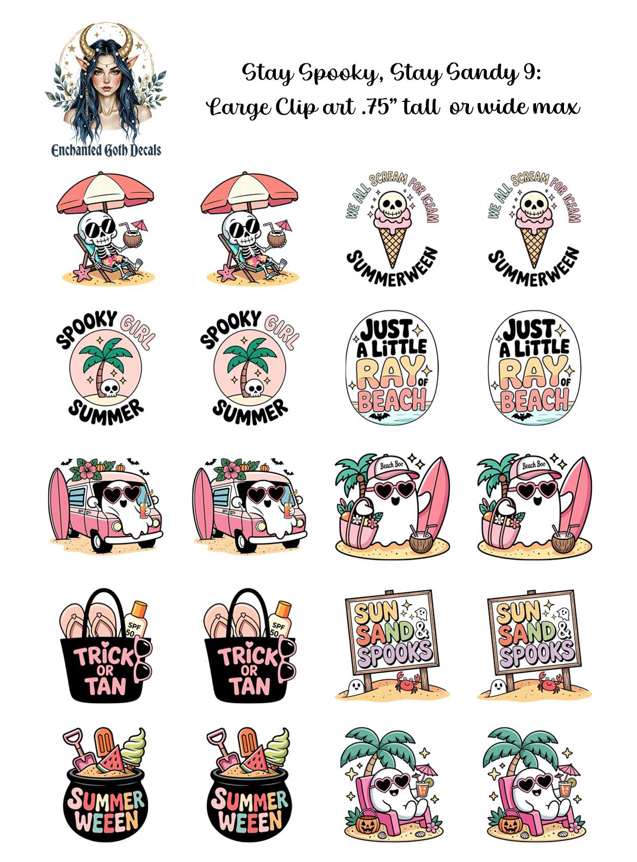 Stay Spooky, Stay Sandy 9 - Clipart