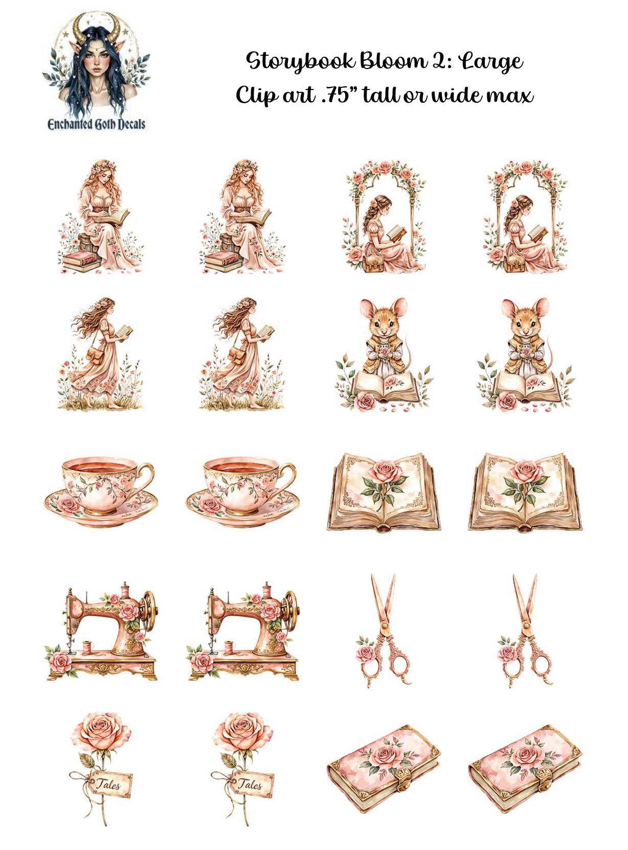 Storybook Bloom 2 - Clipart