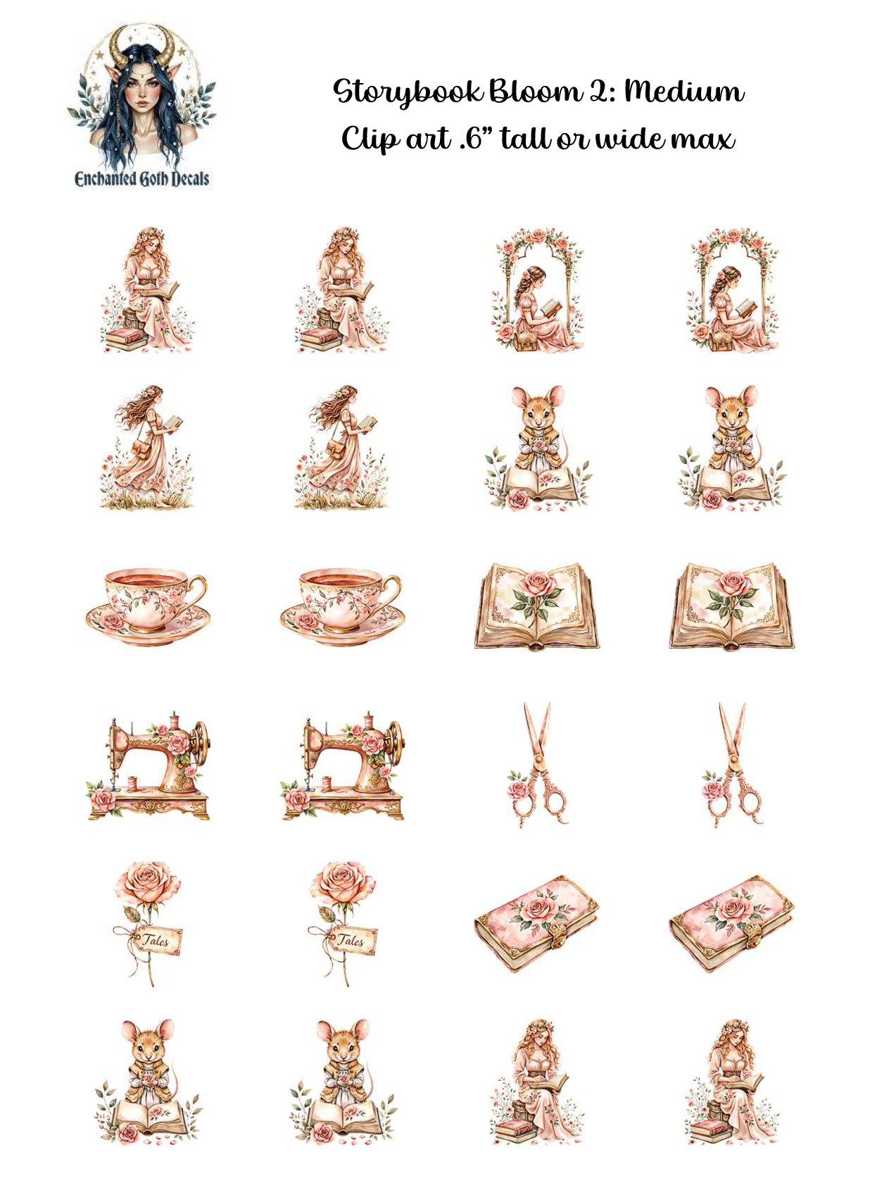 Storybook Bloom 2 - Clipart