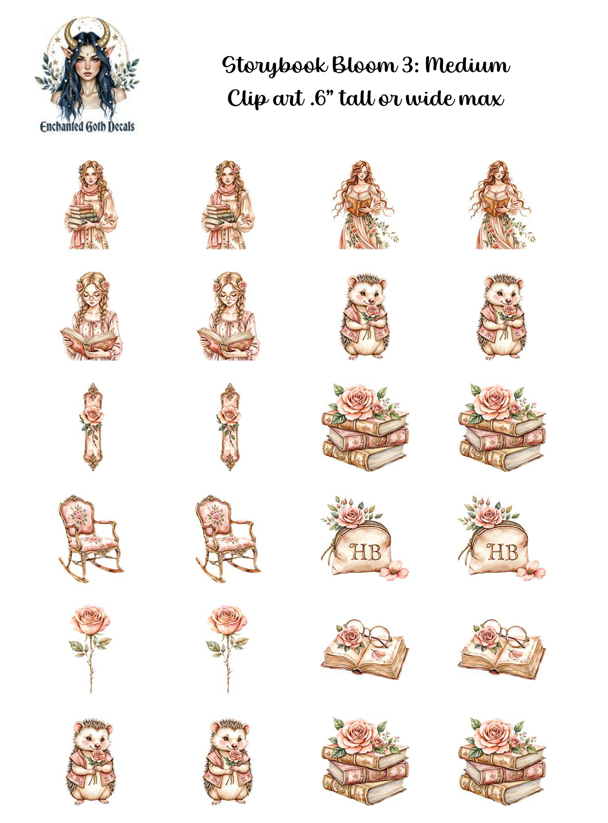 Storybook Bloom 3 - Clipart