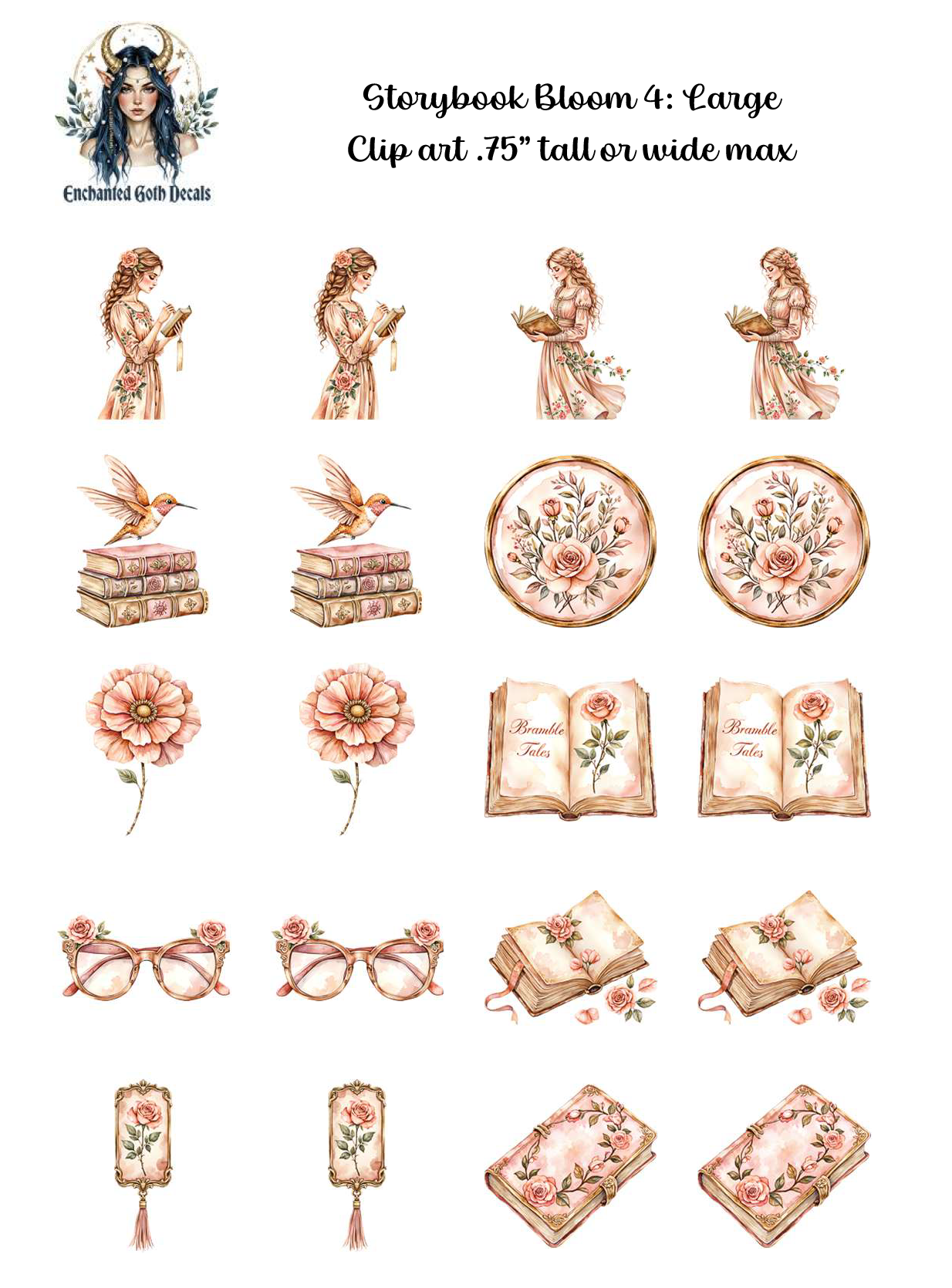 Storybook Bloom 4 - Clipart