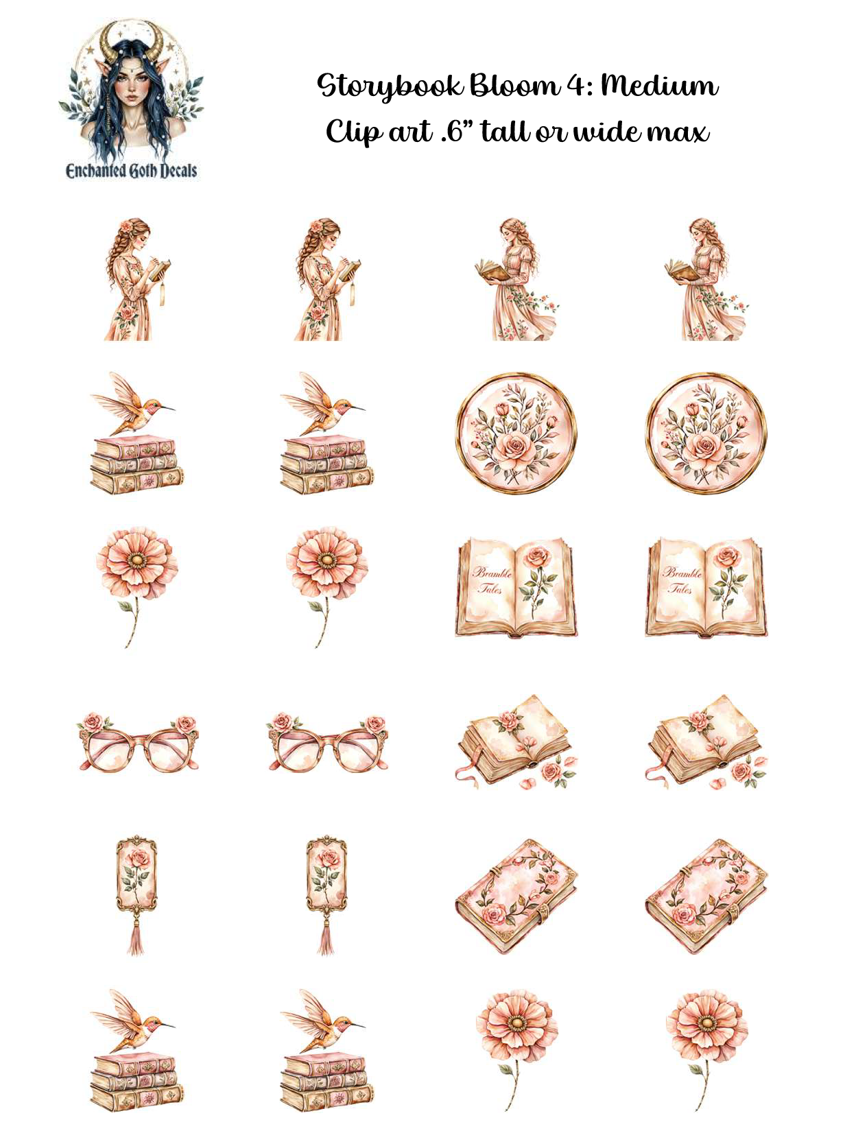 Storybook Bloom 4 - Clipart