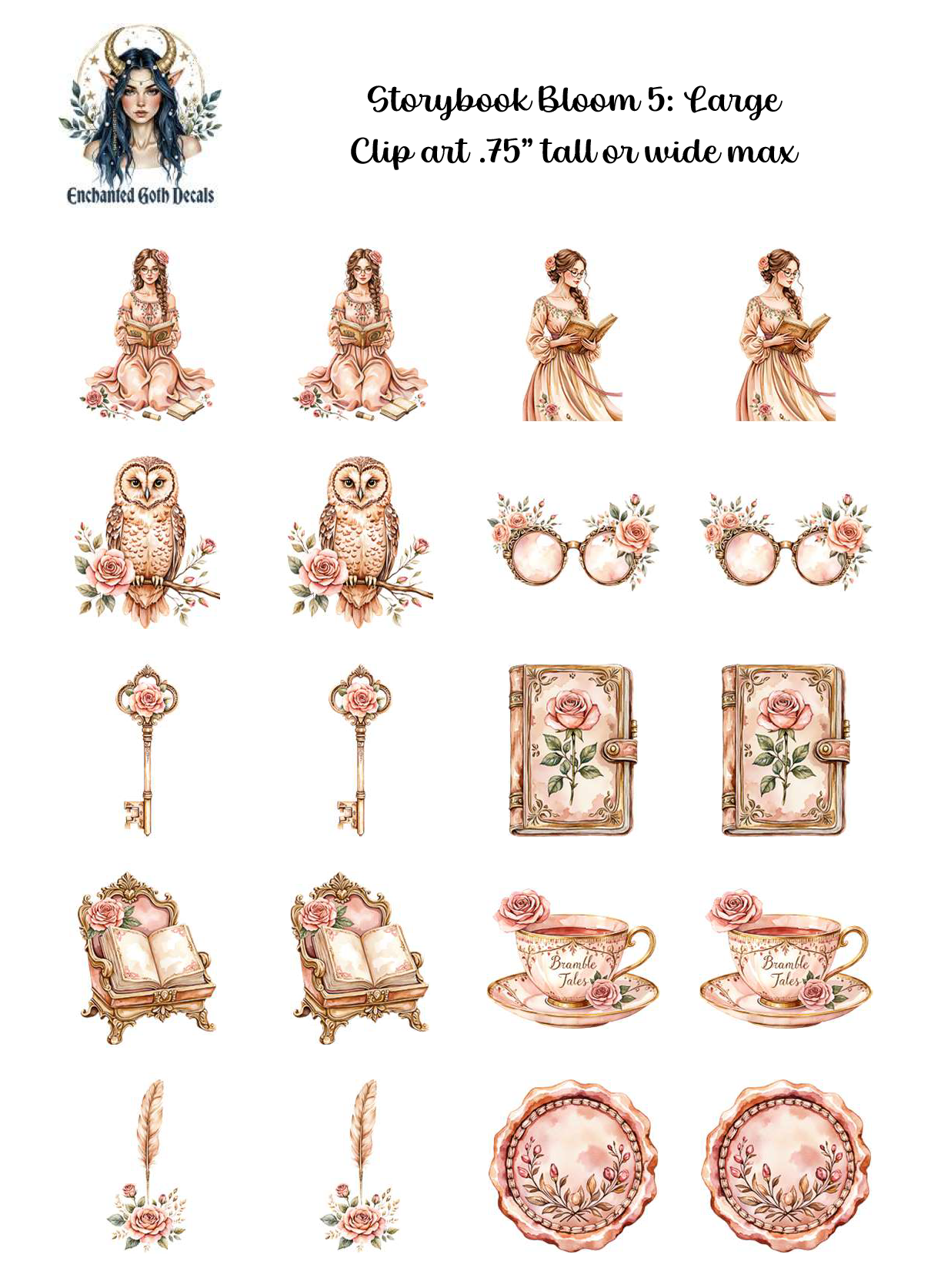 Storybook Bloom 5 - Clipart