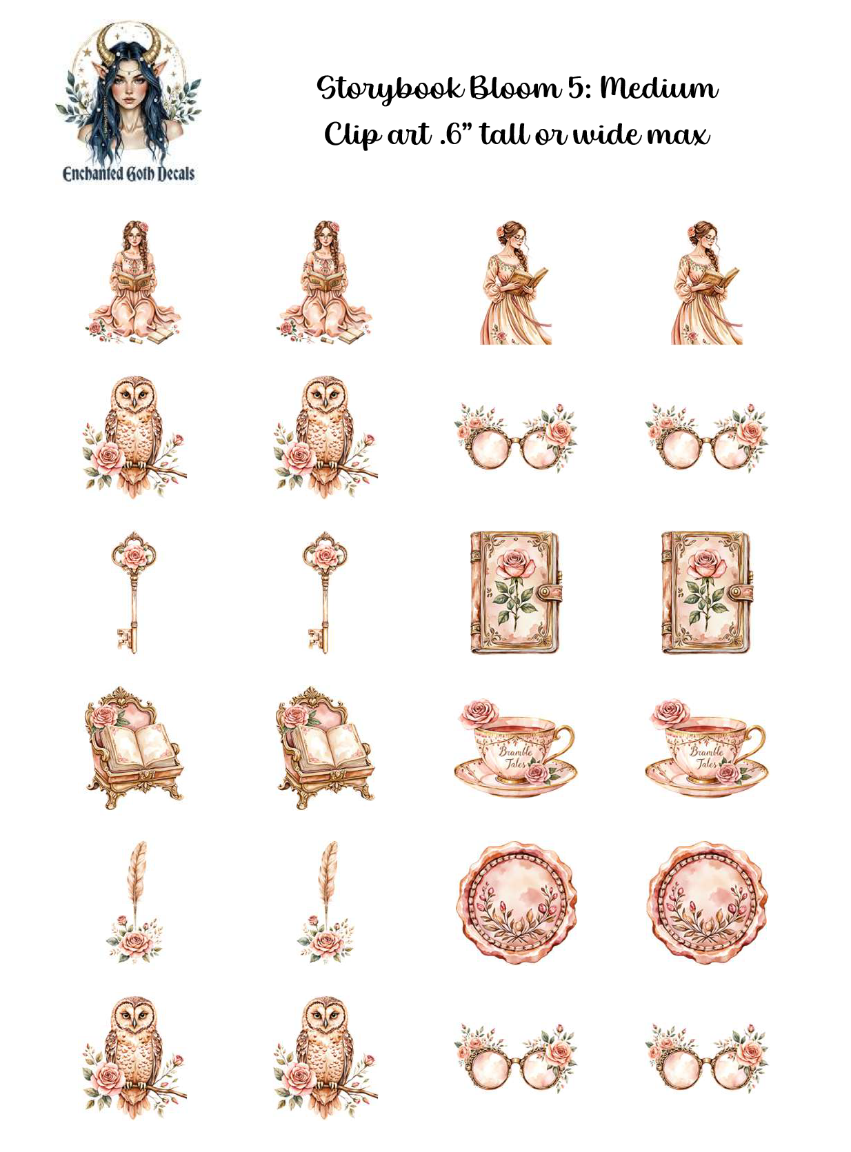 Storybook Bloom 5 - Clipart