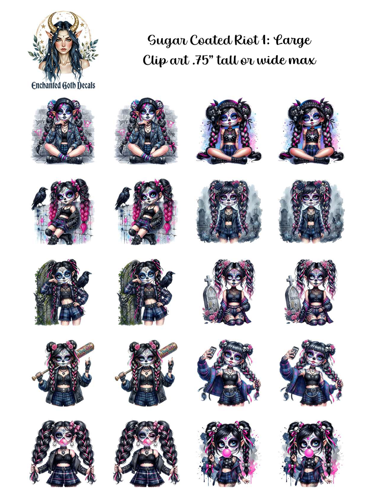 Sugar Coated Riot 1 - Clipart