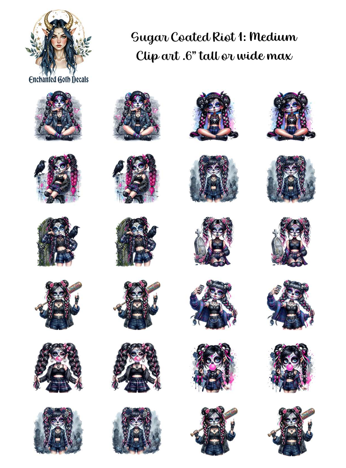 Sugar Coated Riot 1 - Clipart