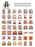 Summer Boo-kShelf 2 - Clipart Mini