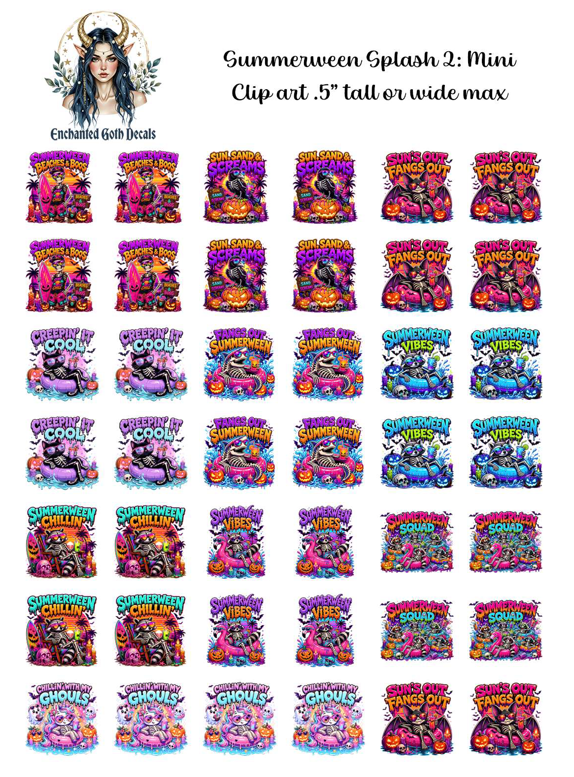 Summerween Splash 2 - Clipart Mini