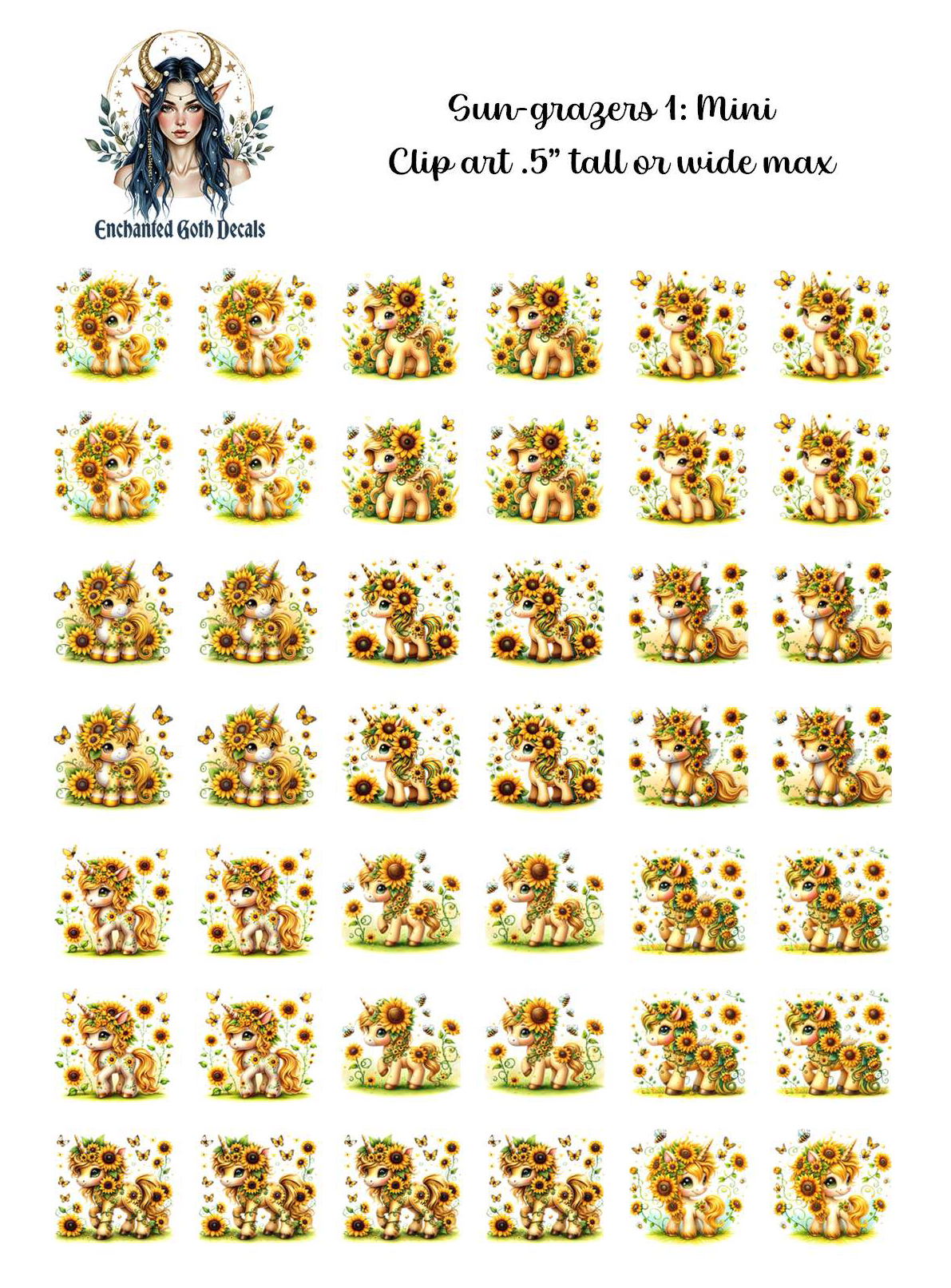 Sun-grazers 1 - Clipart Mini