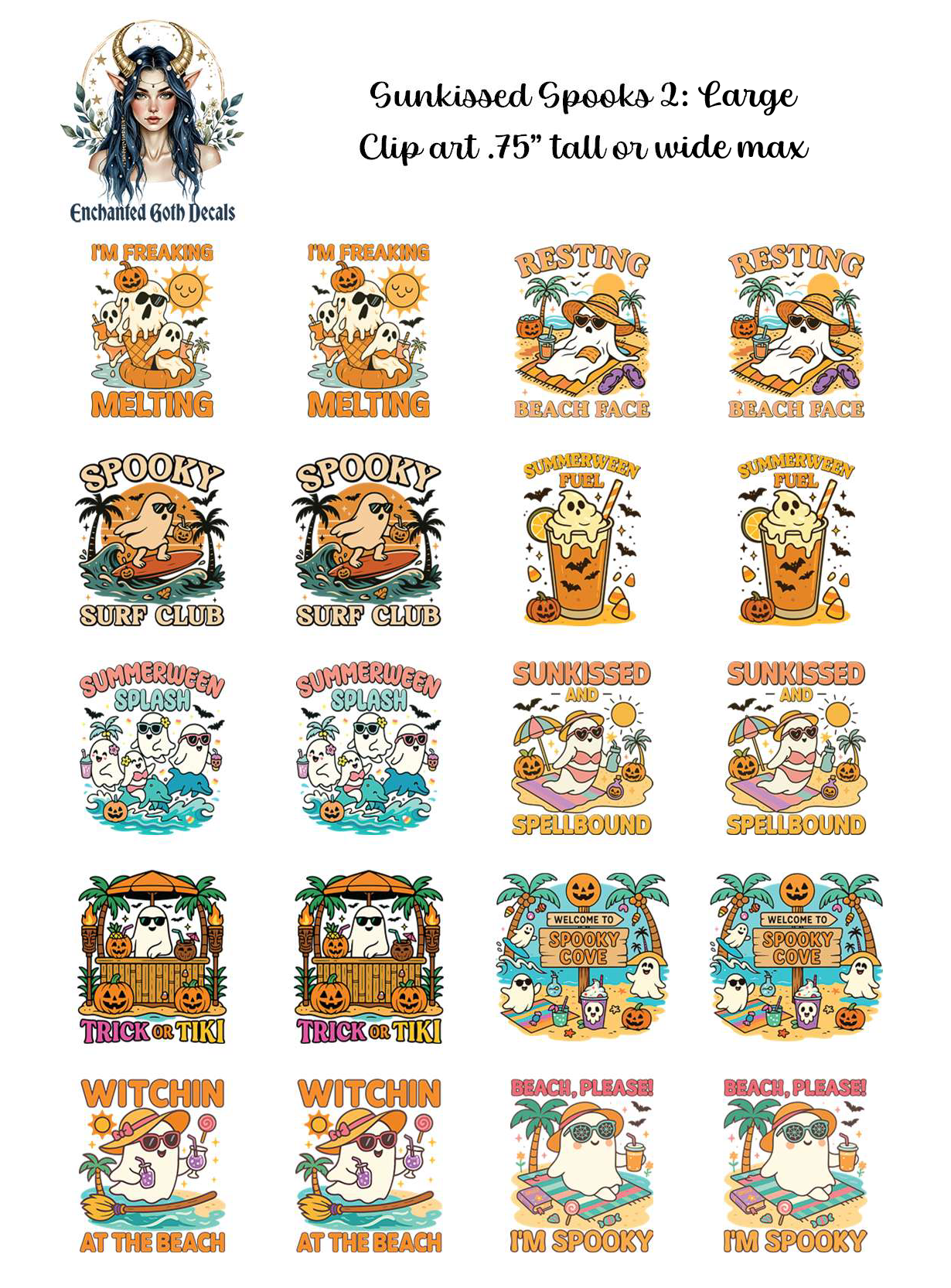 Sunkissed Spooks 2 - Clipart
