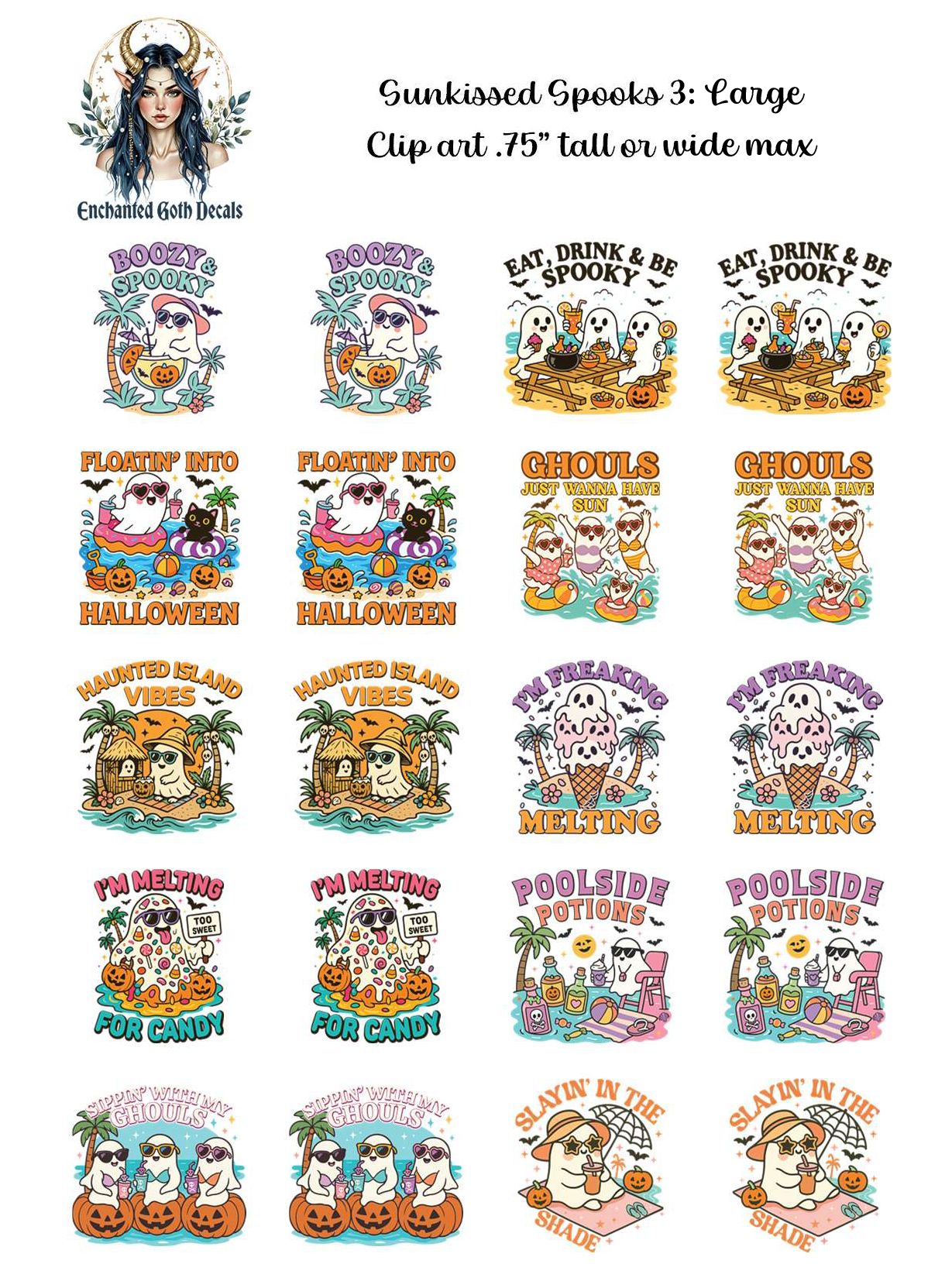 Sunkissed Spooks 3 - Clipart