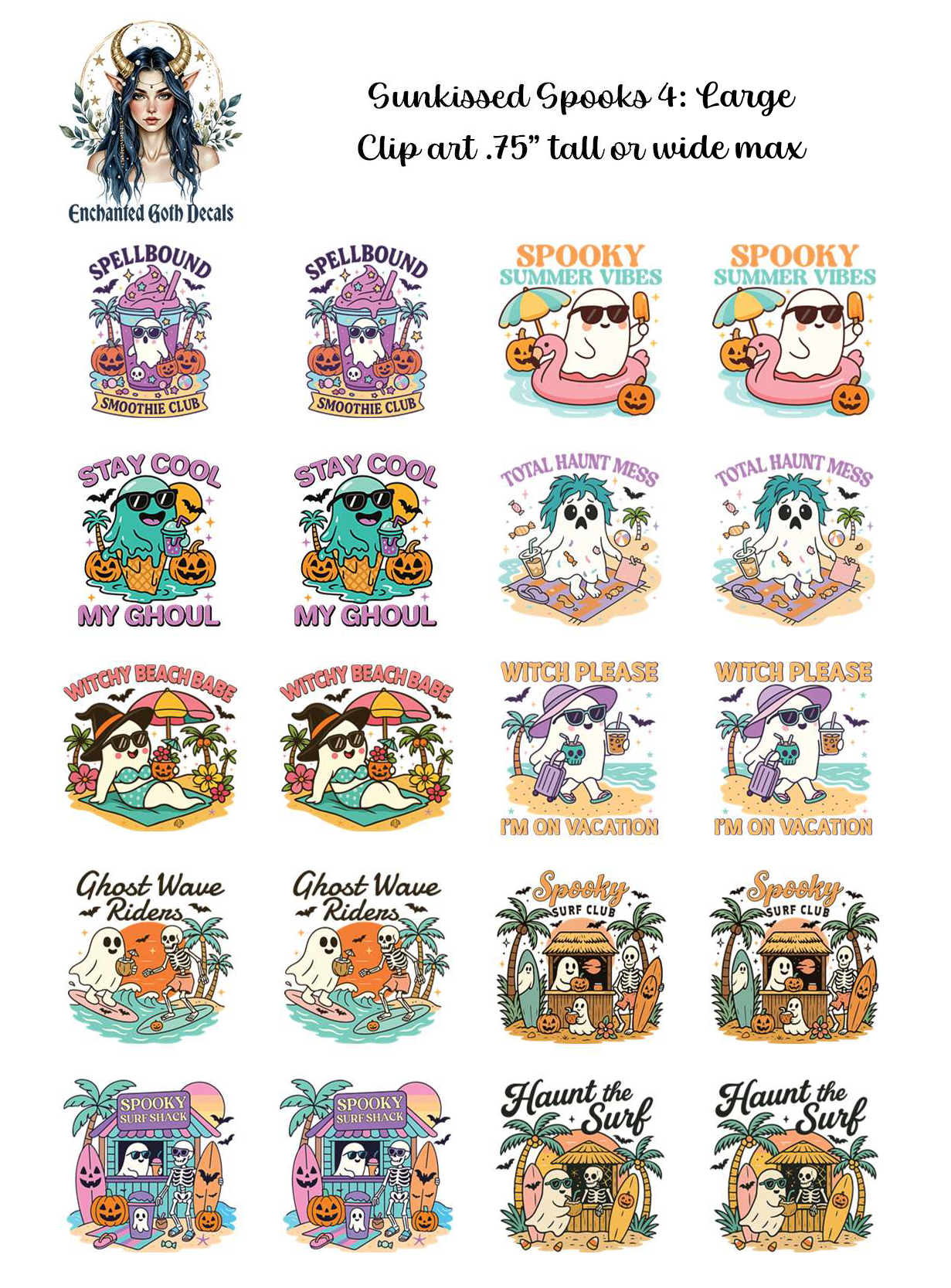 Sunkissed Spooks 4 - Clipart