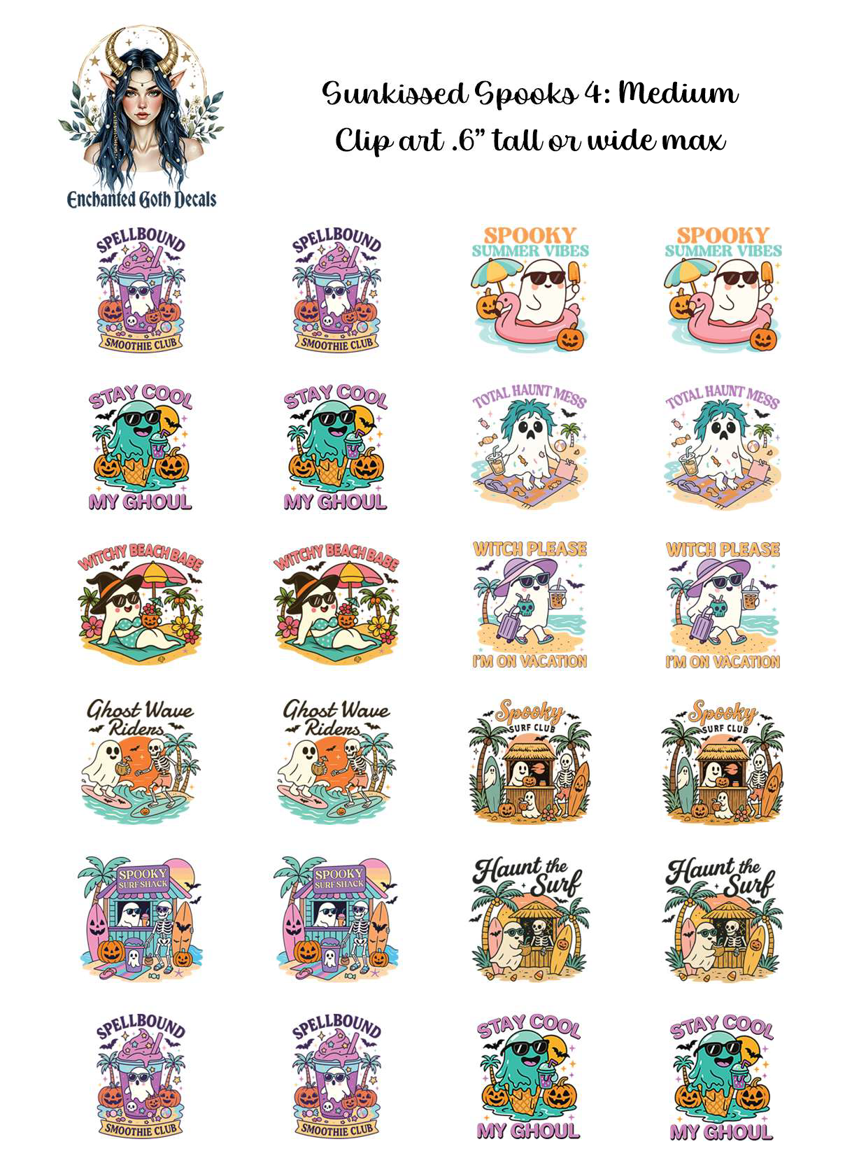 Sunkissed Spooks 4 - Clipart