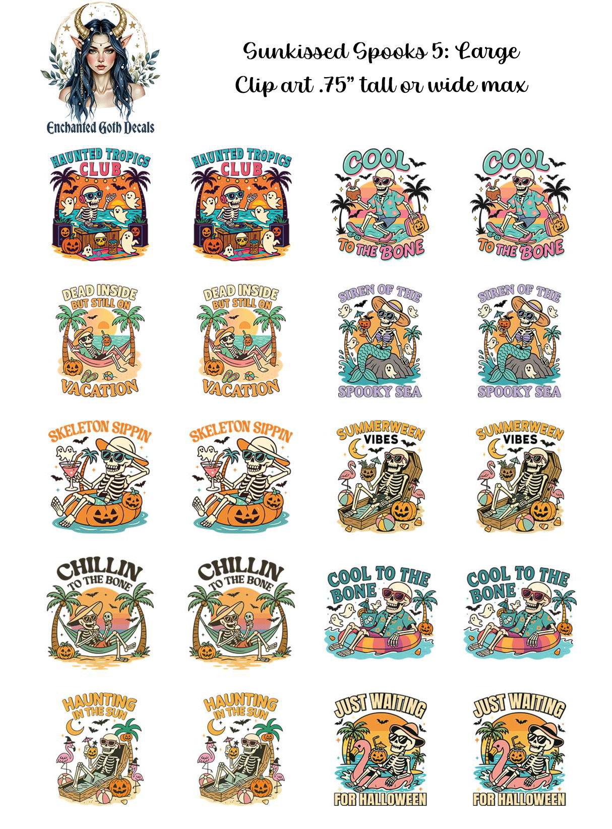 Sunkissed Spooks 5 - Clipart