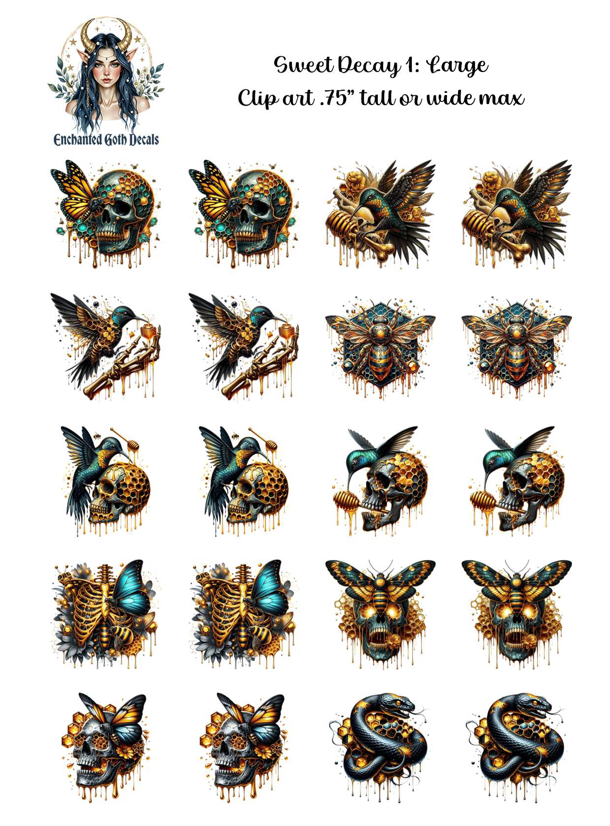 Sweet Decay 1 - Clipart