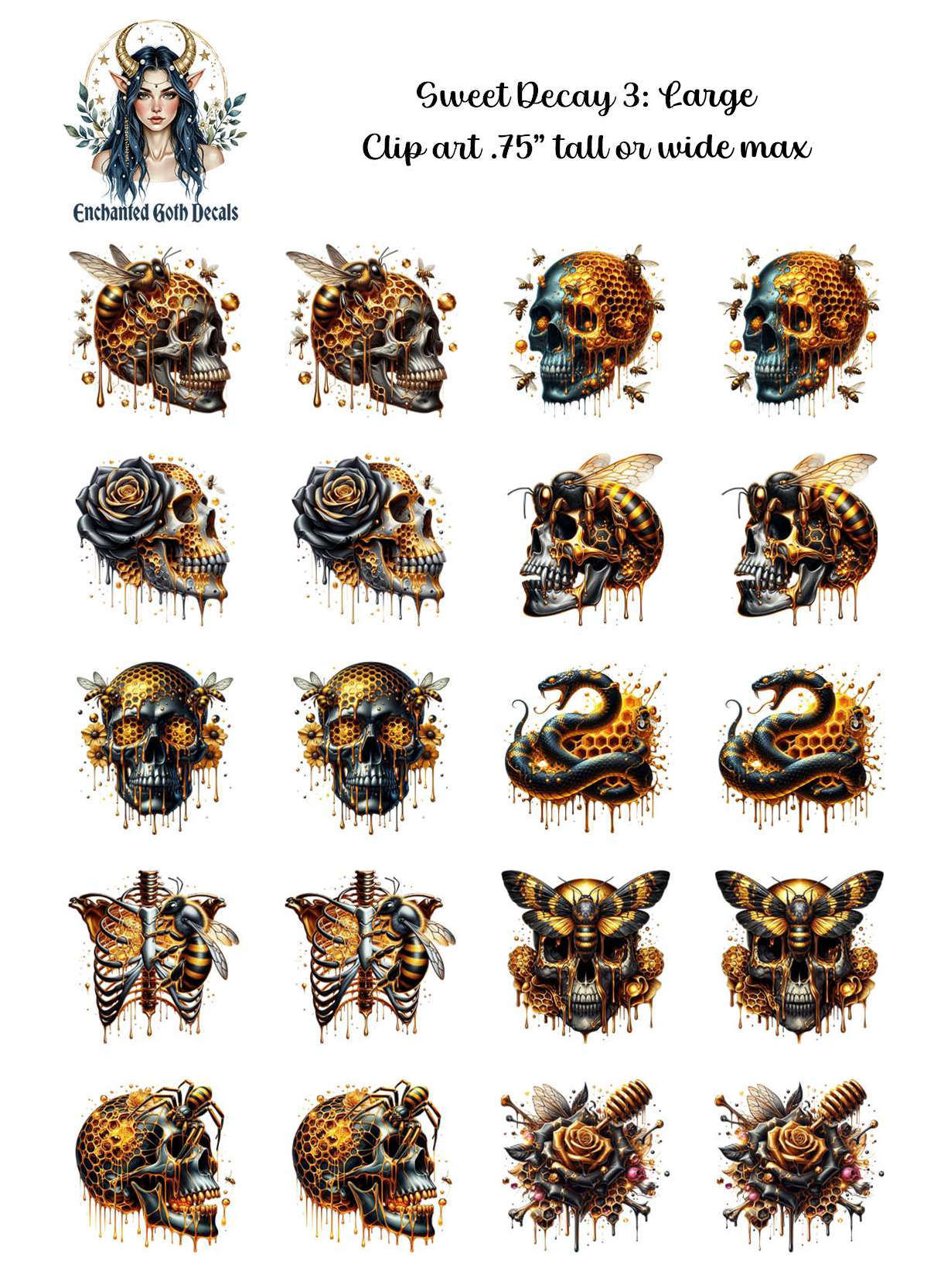 Sweet Decay 3 - Clipart