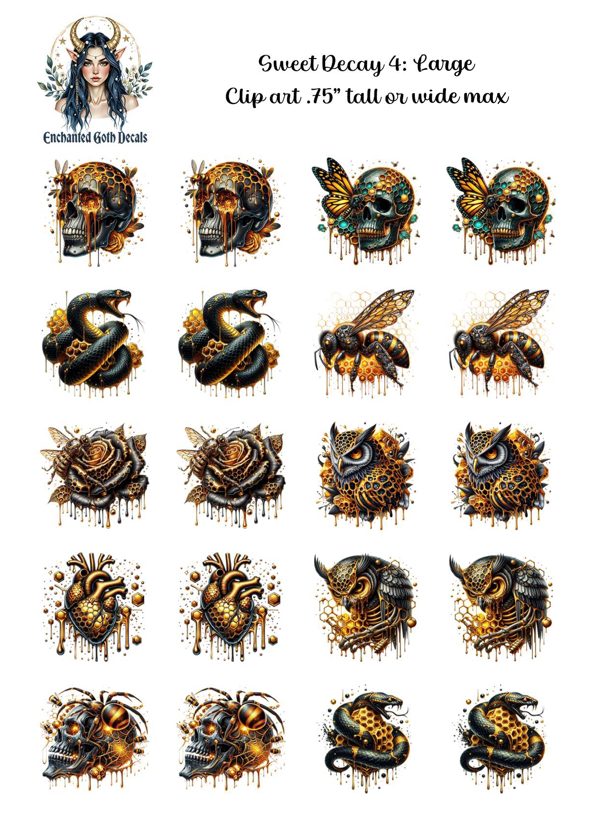 Sweet Decay 4 - Clipart