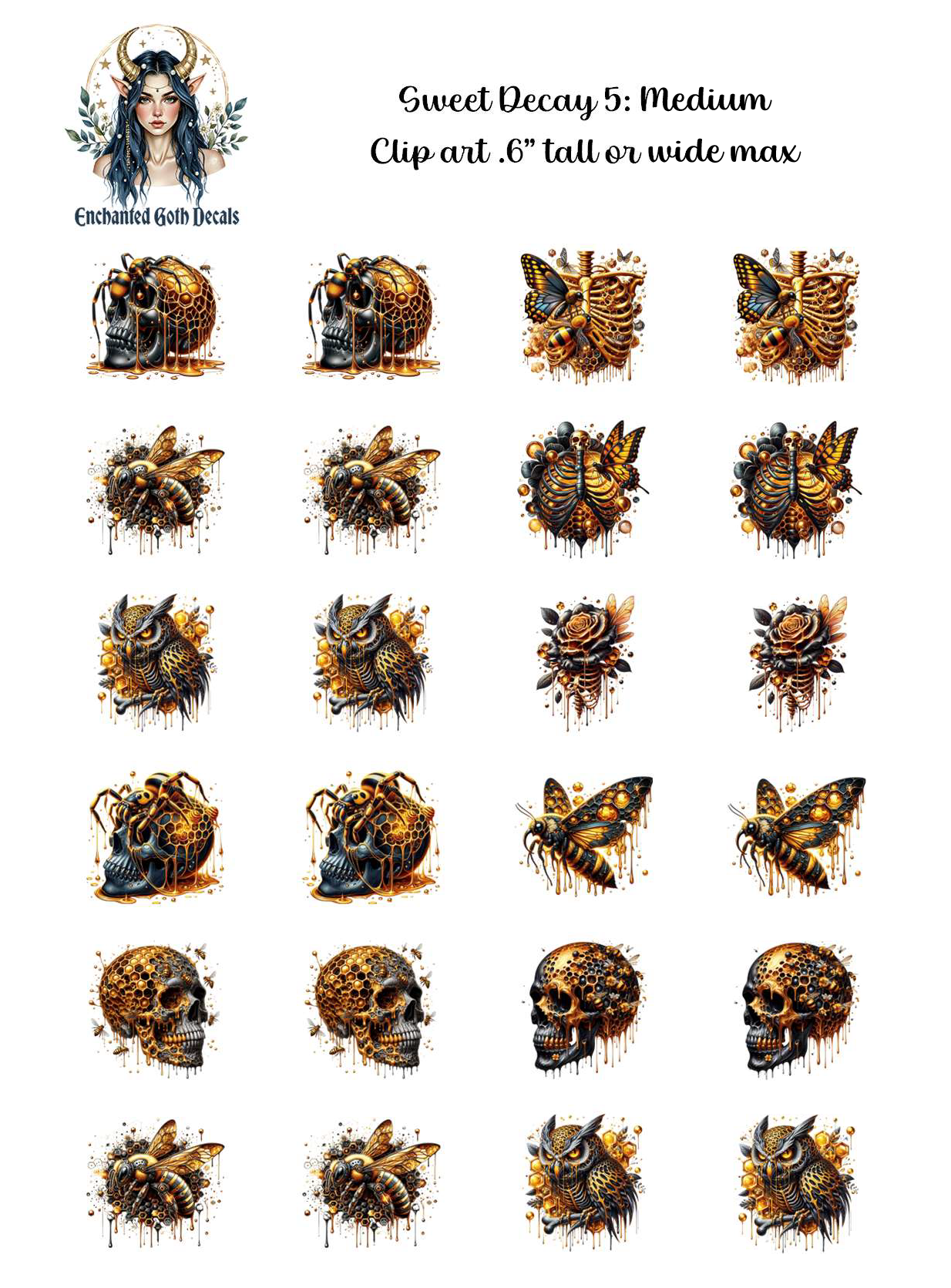 Sweet Decay 5 - Clipart