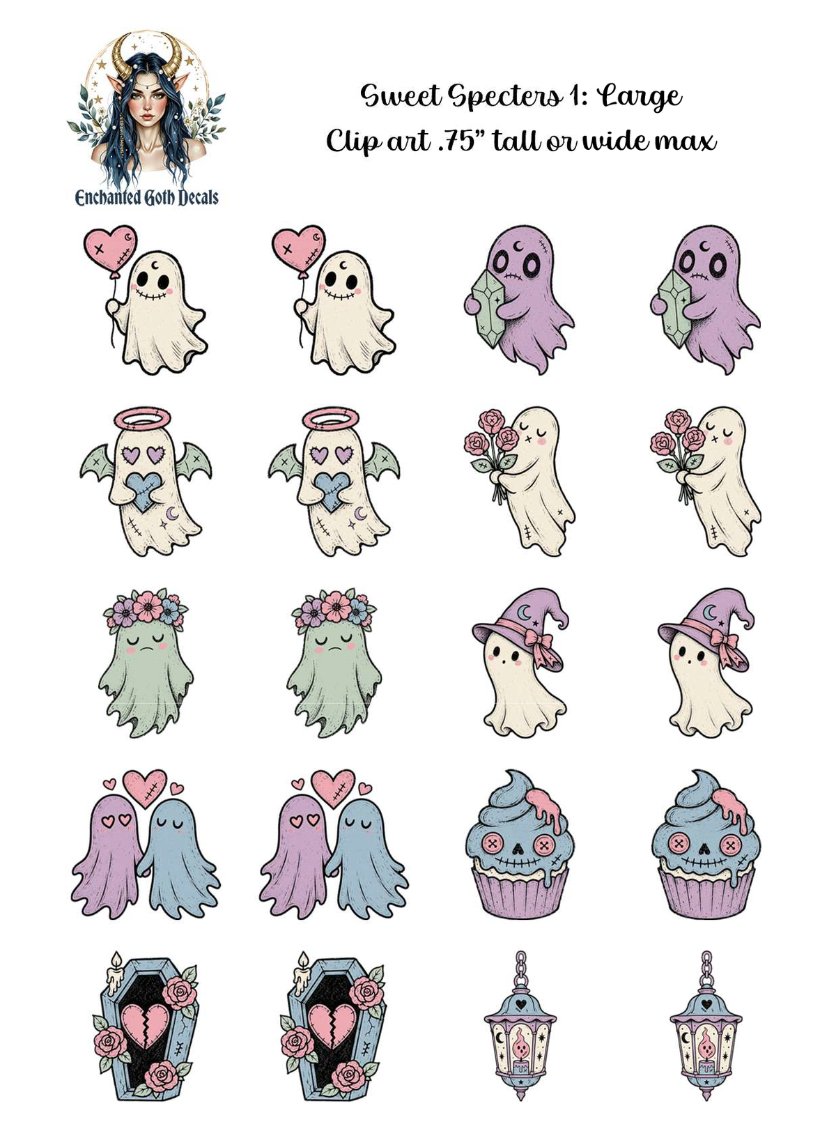 Sweet Specters 1 - Clipart