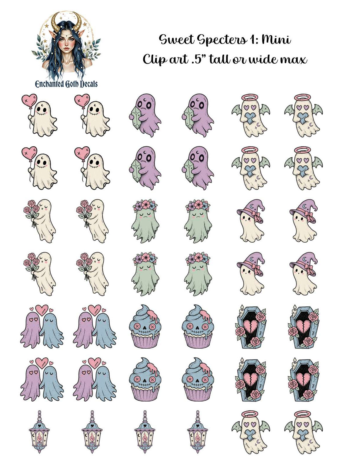 Sweet Specters 1 - Clipart Mini
