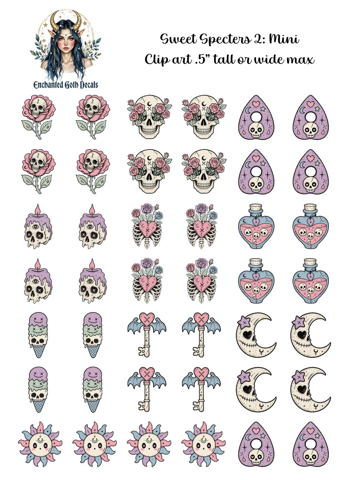 Sweet Specters 2 - Clipart Mini