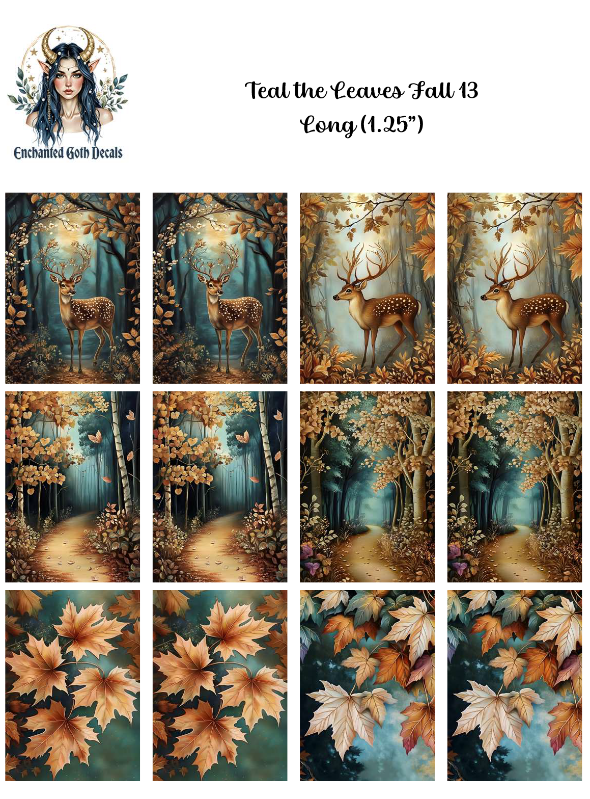 Teal the Leaves Fall 13 - Long