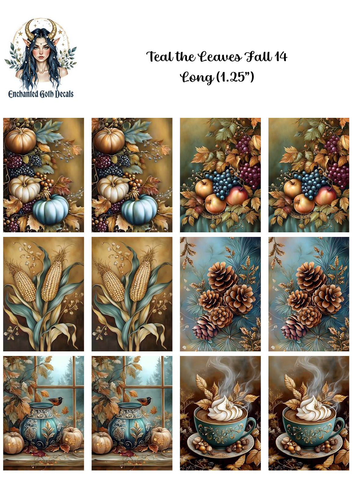 Teal the Leaves Fall 14 - Long