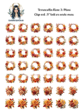 Terracotta Rose 3 - Clipart Mini