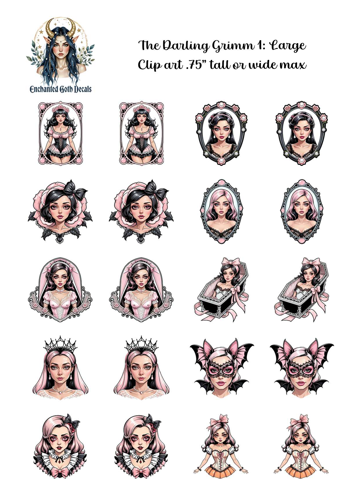 The Darling Grimm 1 - Clipart