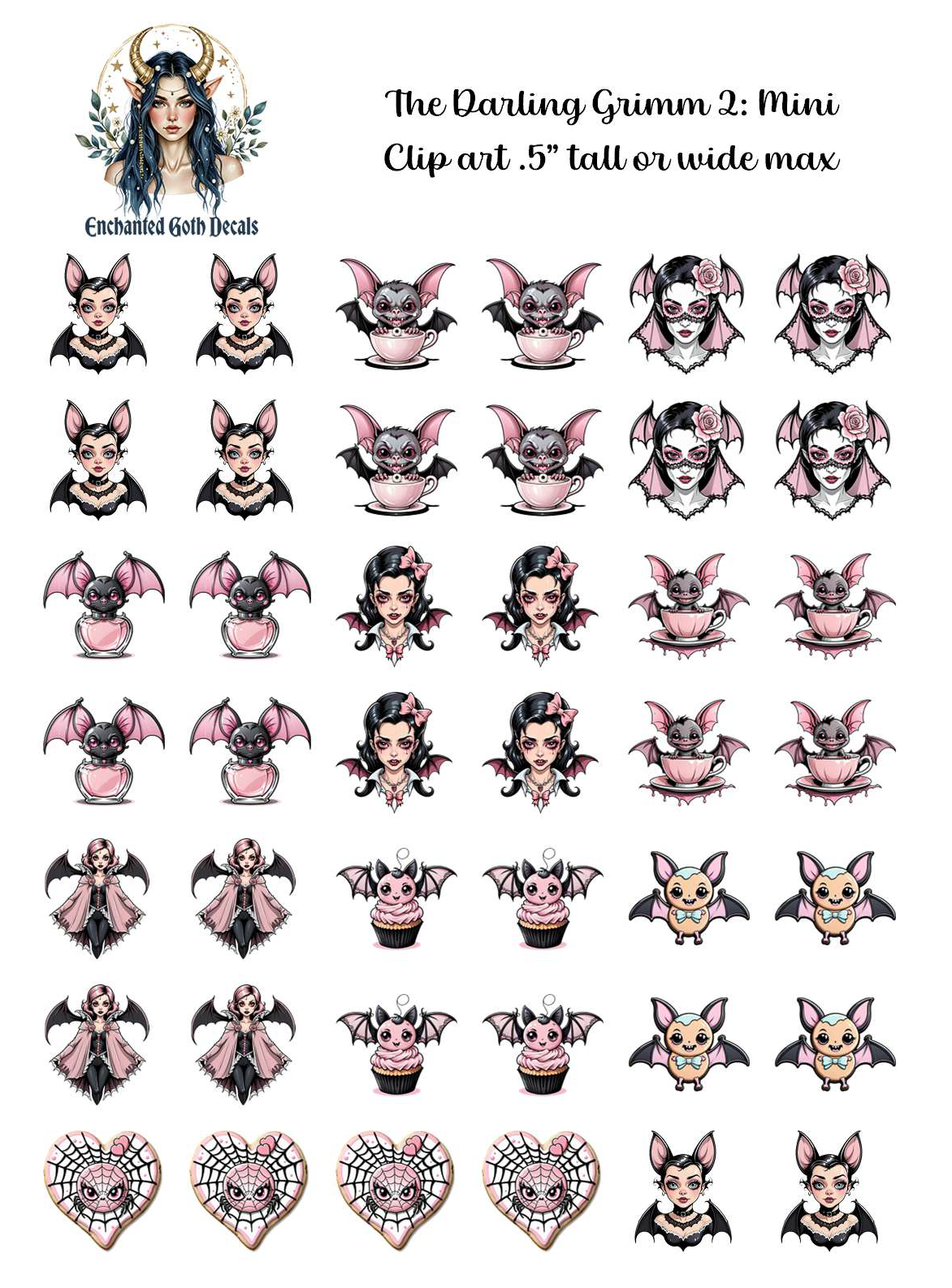 The Darling Grimm 2 - Clipart Mini
