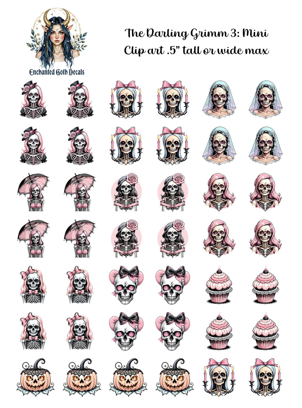 The Darling Grimm 3 - Clipart Mini
