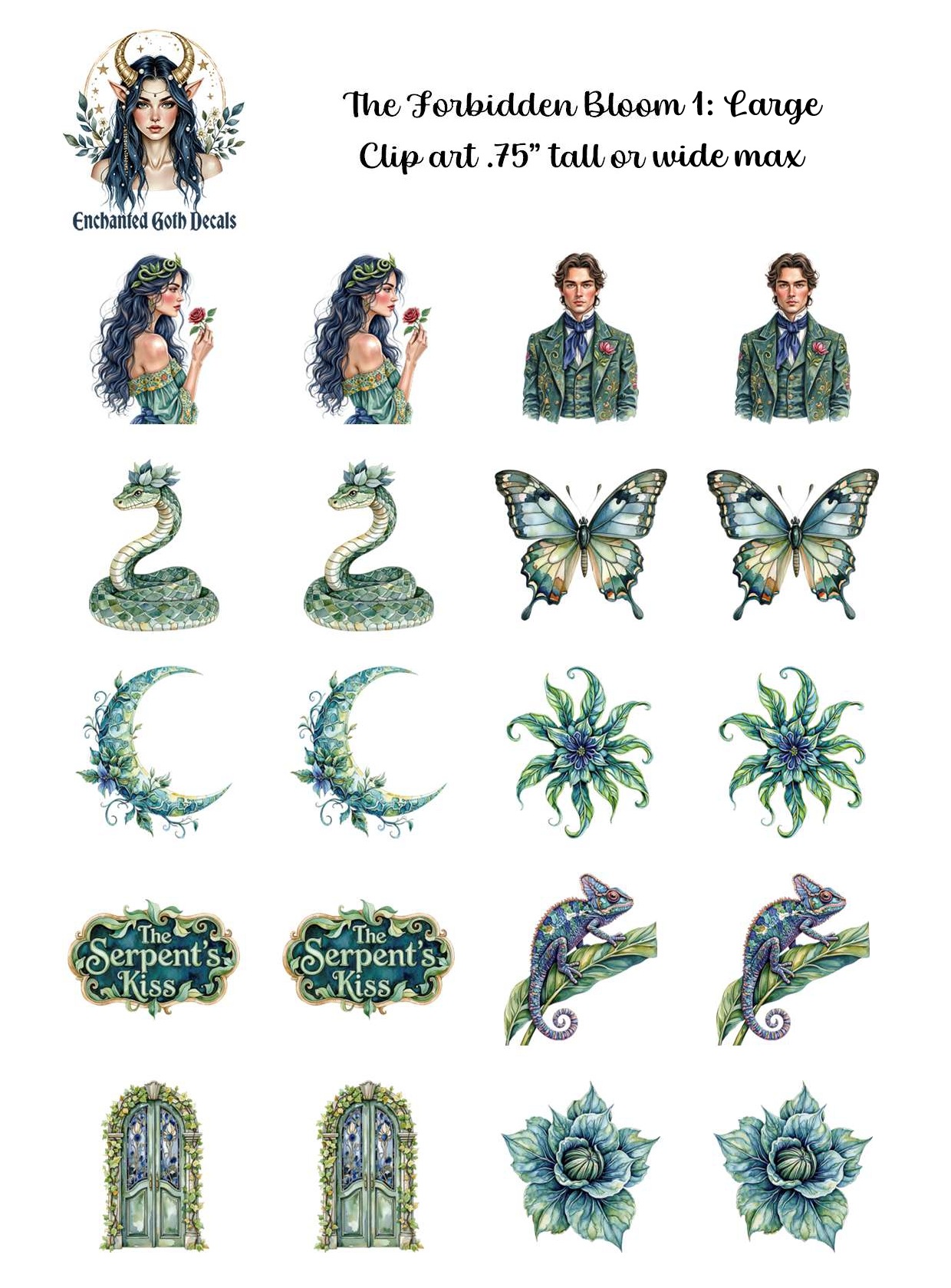 The Forbidden Bloom 1 - Clipart