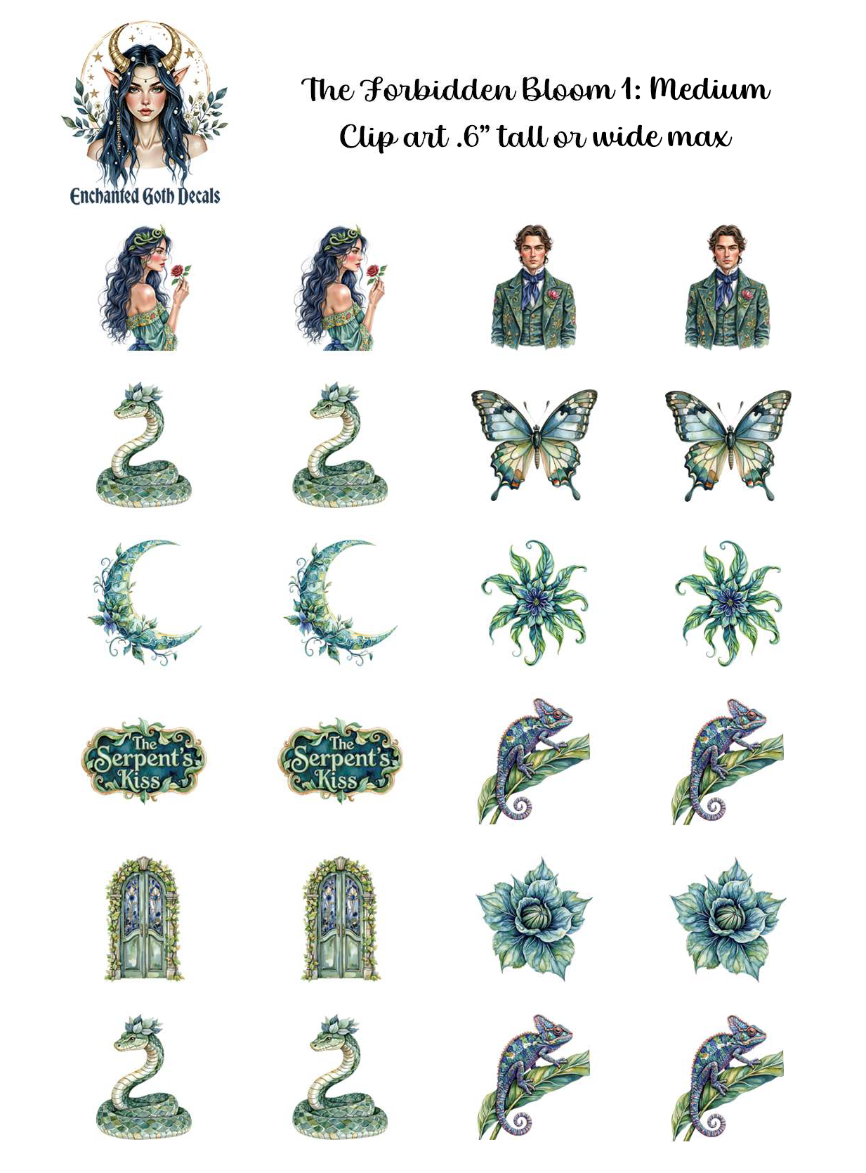 The Forbidden Bloom 1 - Clipart
