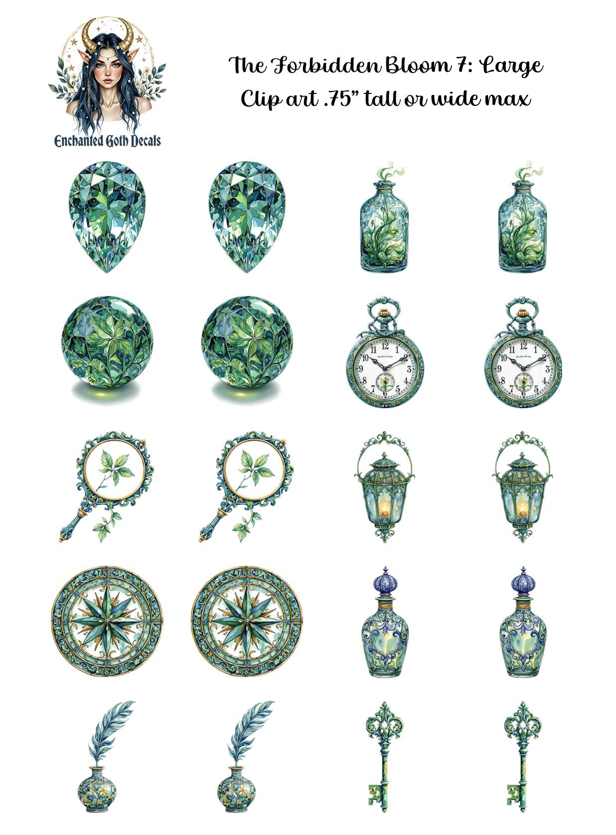 The Forbidden Bloom 7 - Clipart