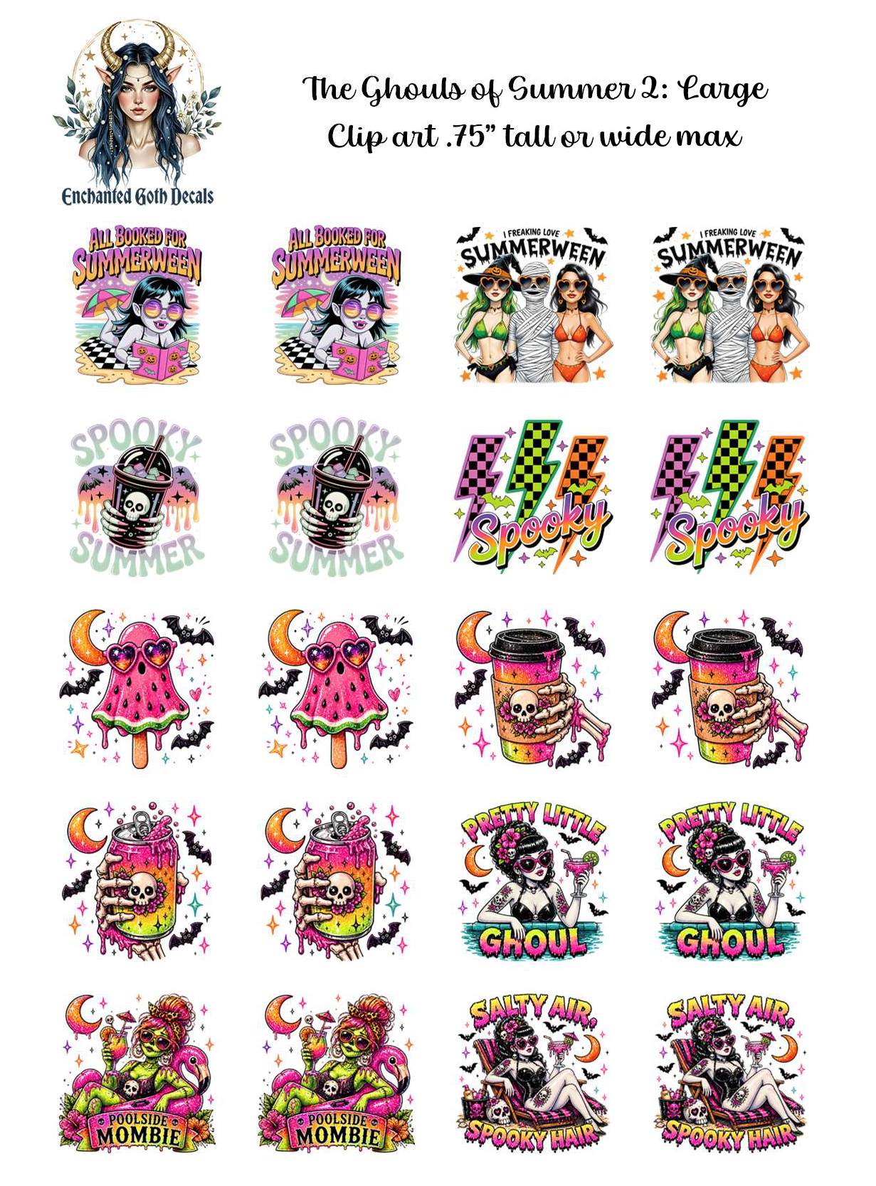 The Ghouls of Summer 2 - Clipart