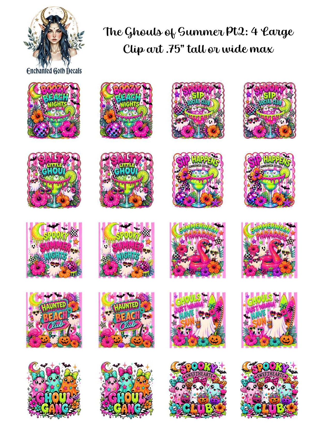 The Ghouls of Summer Part 2: 4 - Clipart