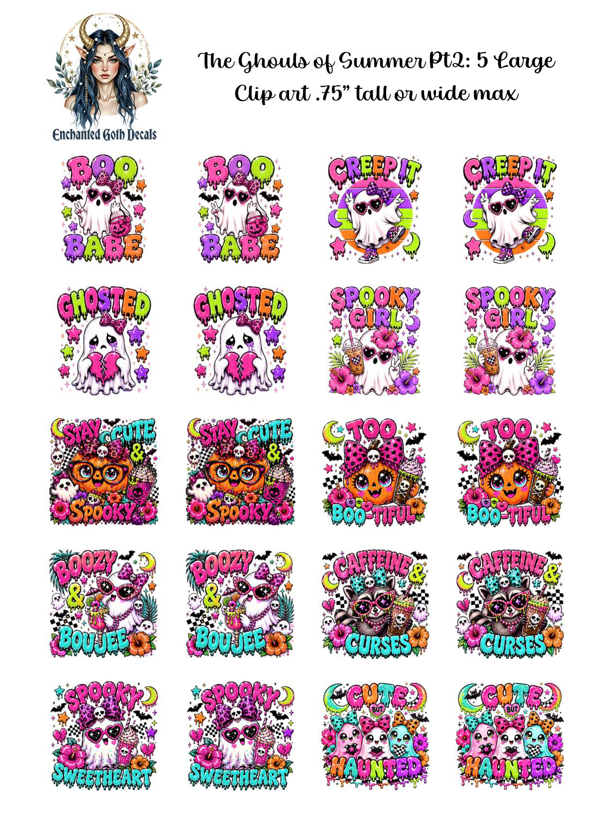The Ghouls of Summer Part 2: 5 - Clipart