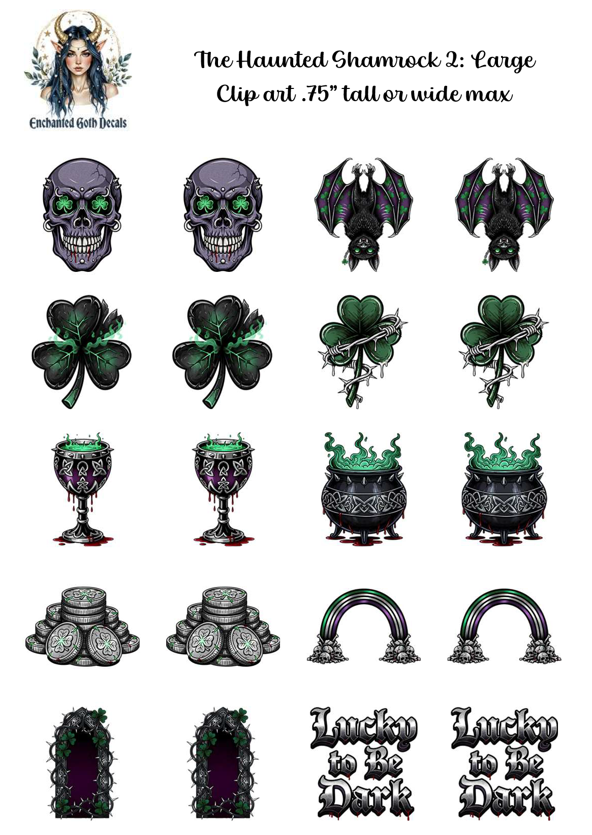 The Haunted Shamrock 2 - Clipart