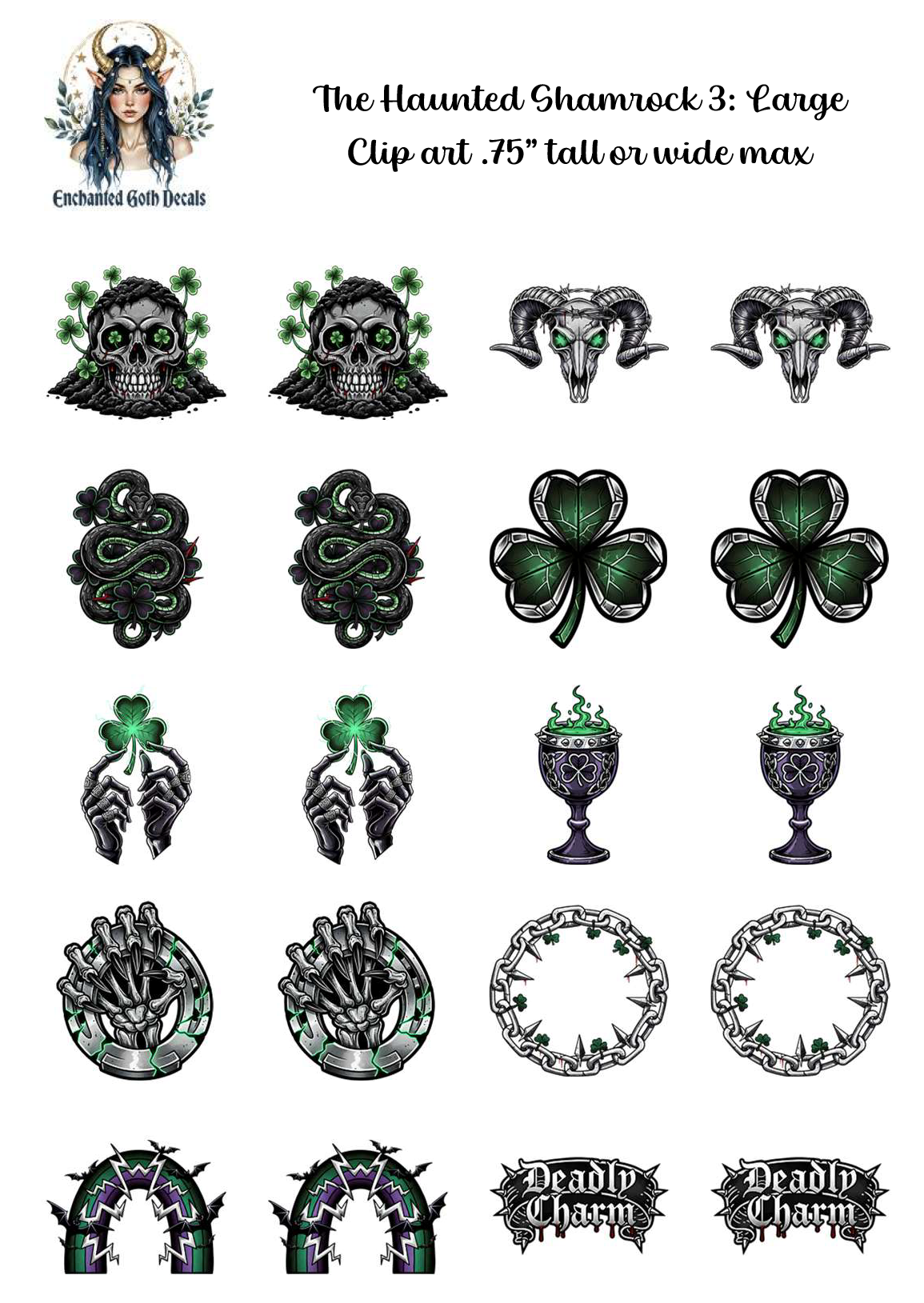 The Haunted Shamrock 3 - Clipart