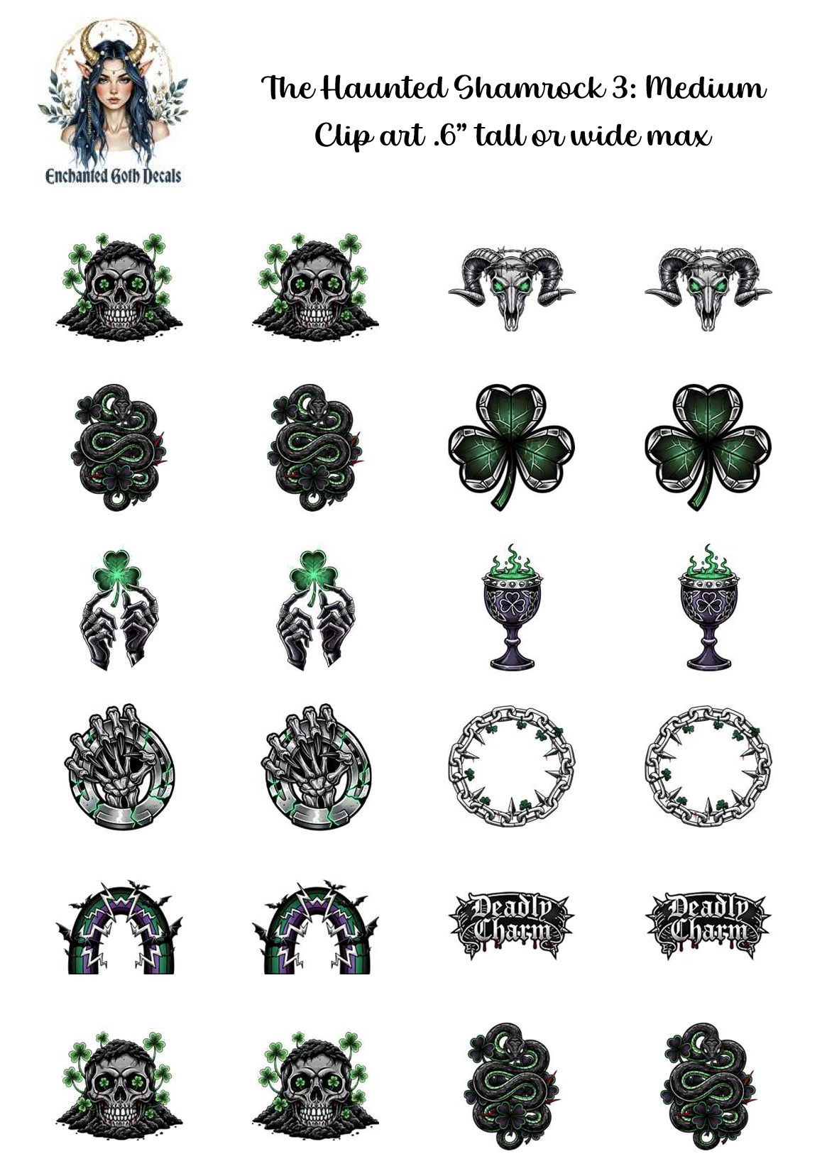 The Haunted Shamrock 3 - Clipart