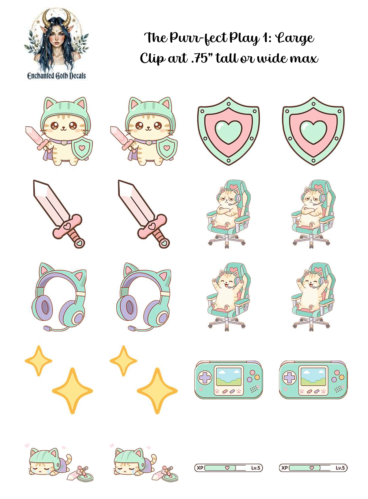 The Purr-fect Play 1 - Clipart