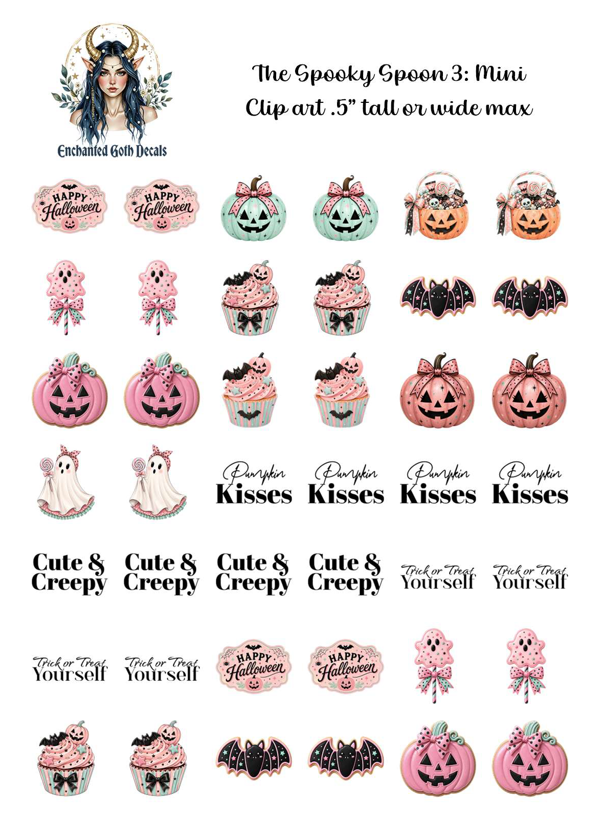 The Spooky Spoon 3 - Clipart Mini